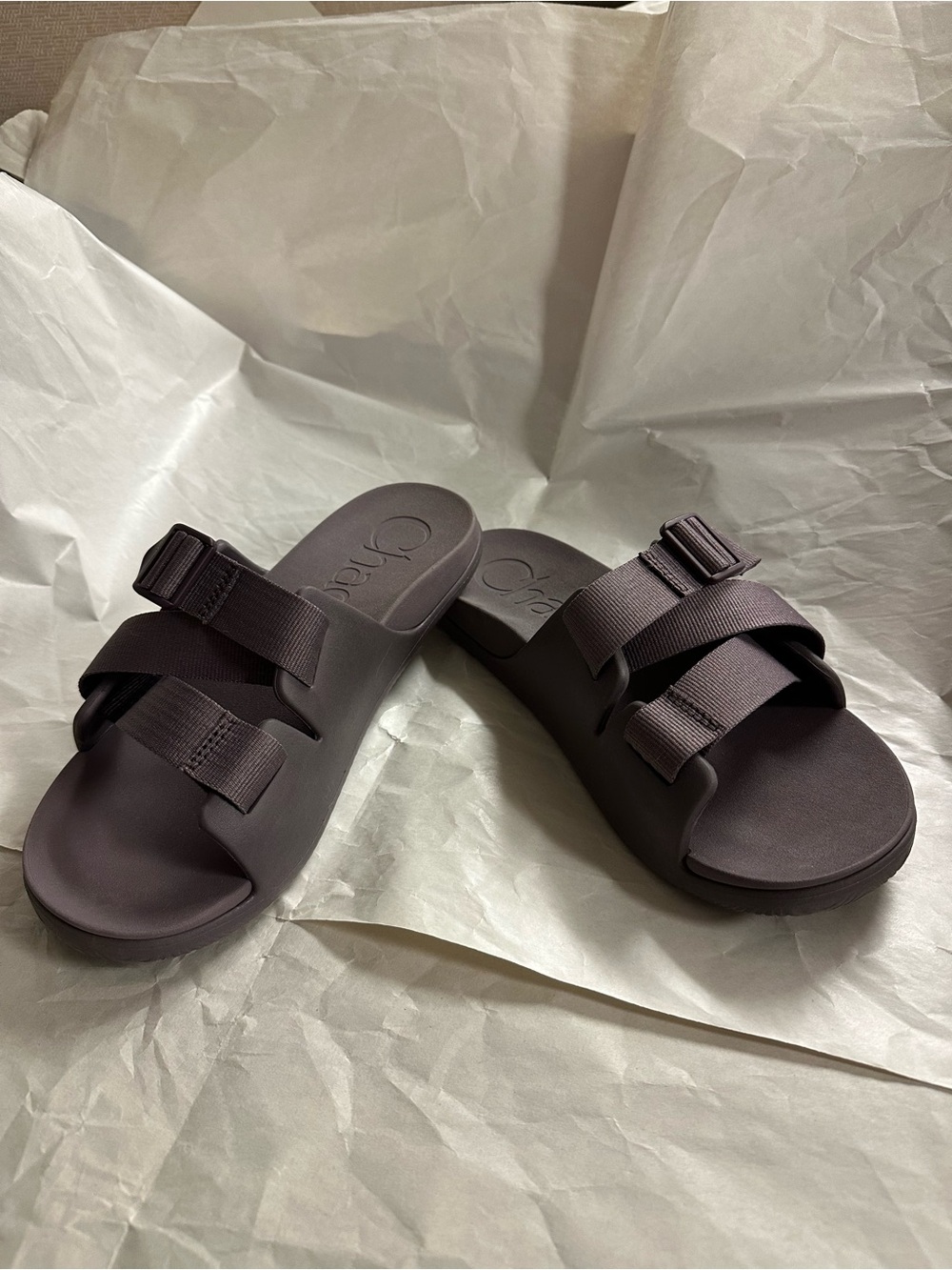 EUC Chaco Women's Chillos Slide Sandal in Sparrow (Mauve/Plum) Size 10M - Picture 2 of 12